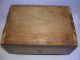 Antique Wood Document Box Birdseye Veneer Dovetail Construction Paper Lined Primitives photo 4
