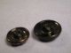 Old Czech Buttons - 2 W/ Rhinestones In Black Glass & Goldstone / Nv 122 Buttons photo 2