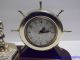 Vintage Working Lanshire Lighthouse Nautical Ship Wheel Lightup Clock Chicago Il Clocks photo 5
