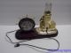 Vintage Working Lanshire Lighthouse Nautical Ship Wheel Lightup Clock Chicago Il Clocks photo 7