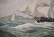 British 19th Century Maritime Engraving Samuel Enderby Whaling Ship Aquatint ' 35 Folk Art photo 4