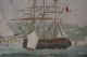 British 19th Century Maritime Engraving Samuel Enderby Whaling Ship Aquatint ' 35 Folk Art photo 6