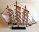 Vintage Clipper Whaling Ship 1846 Wooden Model Ship Model Ships photo 3