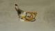 Grey/yellow - Breasted Bird Dripcatcher - Half Doll - W/ Elastic Cord & Label (2) Figurines photo 1