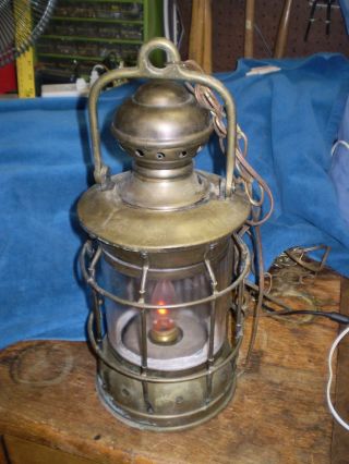 Vintage Ship Lamp Brass Ship Light 17 