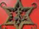 Large Iron Star Of David With Cross And Anchor/heart Symbol,  18th/19th Century Ad Holy Land photo 1