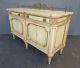 Vintage Luxury Karges Buffet French Country Cottage Gold Gilt Wood Sideboard Post-1950 photo 3