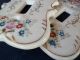 2 Collectible Antique Vtge Painted Floral Porcelain Switch Plates Single Toggle Switch Plates & Outlet Covers photo 7