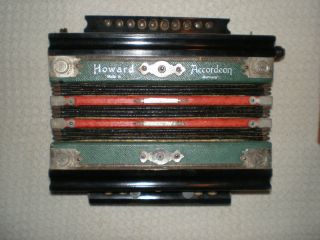Vintage Howard Accordeon - Bell Metal Reeds 218 Made In Germany photo
