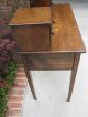 Antique English Tiger Oak Dressing Table Vanity Dresser Writing Desk W/ Drawers 1800-1899 photo 5