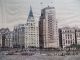 Chinese 1930s Silk Brocade Panorama Shanghai Bund China Unusual Paintings & Scrolls photo 2