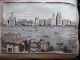 Chinese 1930s Silk Brocade Panorama Shanghai Bund China Unusual Paintings & Scrolls photo 3