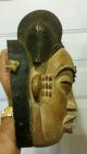 Vintage Estate Hand Carved African Wood Mask Masks photo 3