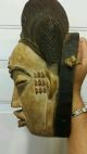 Vintage Estate Hand Carved African Wood Mask Masks photo 4