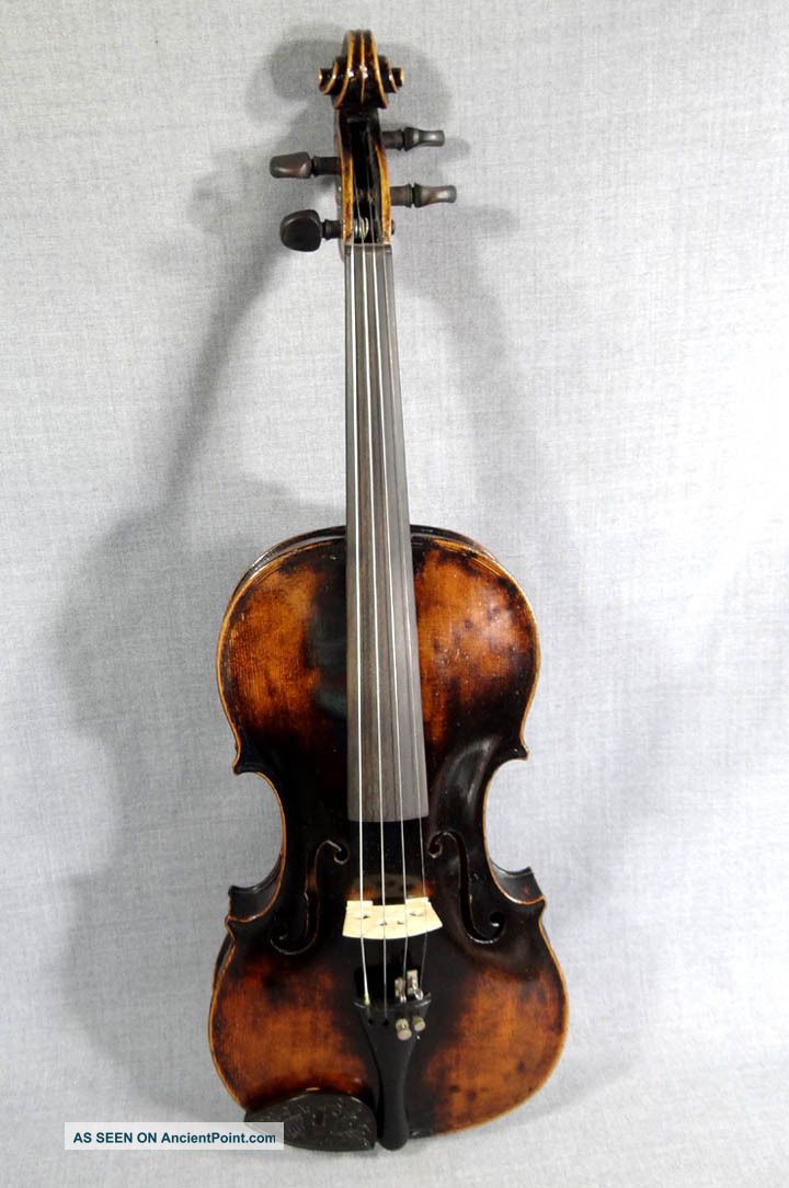 Antique Giuseppe Guarneri Guarnerius 4/4 Italian Violin Fiddle Solo Instrument String photo
