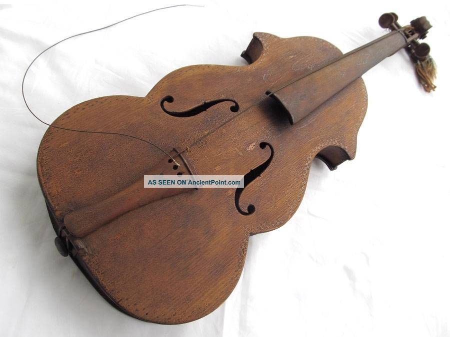 Antique Violin 1483 Made By Jacob F.  Weidenhammer In 1832 Old Duplicate Folk Art String photo