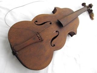 Antique Violin 1483 Made By Jacob F.  Weidenhammer In 1832 Old Duplicate Folk Art photo