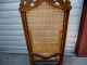 Antique Early 1800 ' S Settee With 2 Arm Chairs Hand Carved Oak Hand Woven Cane 1800-1899 photo 7