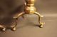 Antique Early 19th Century Brass Beehive Federal Andirons - Fire Dogs Fireplaces & Mantels photo 3