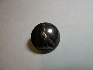 Antique Livery Picture Button; Falcon,  Signed; Backmark: W.  Dowler & Sons photo
