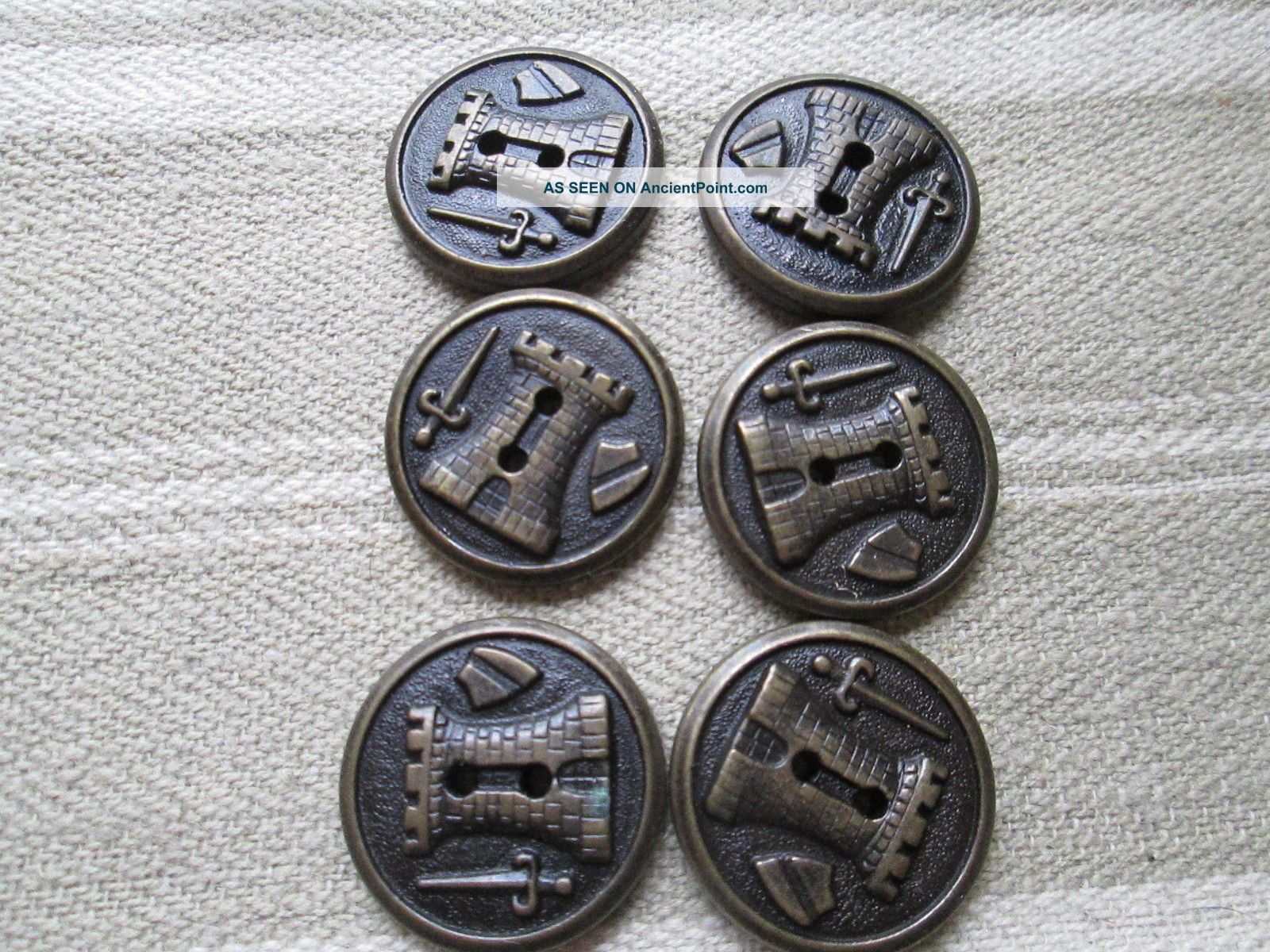 Brass Buttons,  In A Design For Projects/35 Pieces Buttons photo