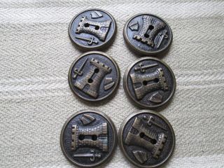 Brass Buttons,  In A Design For Projects/35 Pieces photo