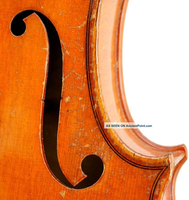 Excellent Antique Markneukirchen German Violin 1928 - Ready - To - Play String photo
