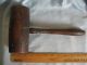 Vintage Wooden Mallet Carpentry Woodwork Tool Primitive Hammer/ Country Primitives photo 7