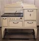 Vintage Wedgewood Stove Front Burner/oven Control Panel Porcelain Cream / Black Stoves photo 2
