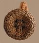 Musical Instrument African Artifact Wicker Native Basket Rattle Cameroon Ethnix Other photo 1