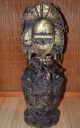 Antique African Kota Reliquary Figure Statue W Guardian & Monkey Skulls Sculptures & Statues photo 1