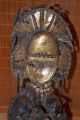 Antique African Kota Reliquary Figure Statue W Guardian & Monkey Skulls Sculptures & Statues photo 2