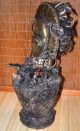 Antique African Kota Reliquary Figure Statue W Guardian & Monkey Skulls Sculptures & Statues photo 4