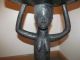 Antique Hand Carved African Female Figural Table Pedestal Marked Dickson Vasama Sculptures & Statues photo 2