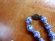 Fine Old Chinese China Porcelain Beads Blue White Necklace Scholar Jewelry Art Necklaces & Pendants photo 2