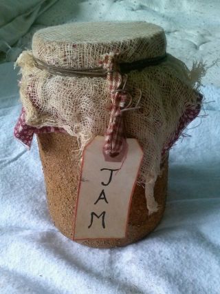 Primitive Grungy Jar Cinnamon So Cute photo
