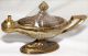 Vintage Brass Genie Oil Lamp India photo 1
