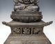Tibetan Cast Iron Buddhist Statue Avalokiteshvara Chenrezig Bodhisattva Tibet photo 1