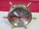Ship`s Time Nautical Quartz Wheel Clock/excellent Condition/works Great. Clocks photo 2