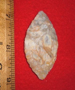 Sahara Neolithic Blade With Color,  Collectible Ancient African Arrowhead photo