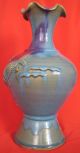 Chinese Sung Dynasty Chun Ware Glazed Double Fishes Vase Vases photo 1