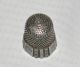Antique Victorian Sterling Silver Simons Bros 1889 Ornate Scroll Panel Thimble Thimbles photo 3