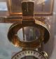 Vintage Brass Francis Barker Mils Mk1 Liquid Prism Marching Compass Compasses photo 4