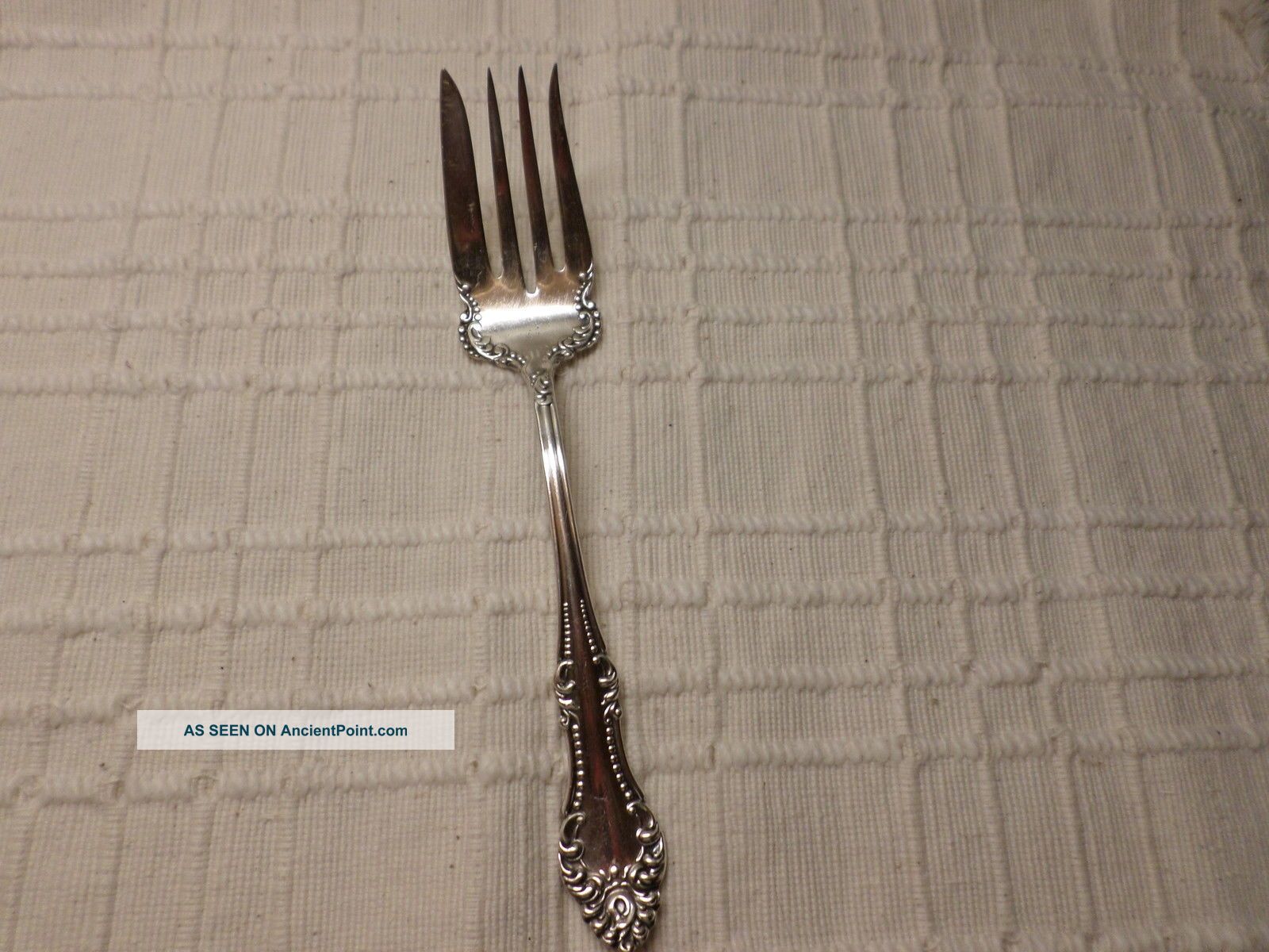 Antique Serving Fork By 1881 Rogers A I Flatware & Silverware photo