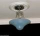 ((pretty)) ) 30s Vintage Ceiling Lamp Light Petite Chandelier Crystal Re - Wired Chandeliers, Fixtures, Sconces photo 4