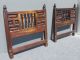 Two Vintage Spanish Style Twin Headboards King Wood Artes De Mexico Made/ Mexico Post-1950 photo 2
