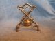 19th C.  Brass Teapot On Stand With Burner Metalware photo 3