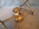 19th C.  Brass Teapot On Stand With Burner Metalware photo 7