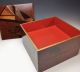 Antique Japanese Inlaid Wood Jubako Boxes 1840 Edo Samurai Stacking Storage Boxes photo 1