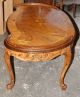 Heavily Carved Inlaid French Carved Kidney Shaped Coffee Table 1900-1950 photo 3